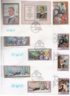 Russia USSR 1978 FDC X6 Birth Centenary Of B.M.Kustodiev, Painter Painting Art - FDC