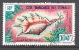 Timbre(s) Oblitéré(s)**côt Française Des Somalis 1962,n°32 Poste Aérienne Y Et T, Coquillage,lambis Bryona,gamelin - Used Stamps