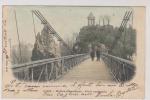 CPA PARIS BUTTES CHAUMONT, PONT SUSPENDU  EN 1904 !!! - Arrondissement: 19