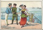 CHROMO Biscuits LEFEVRE UTILE  ( Soldat Russe Cosaque Marin Chapeau Costume Bateau Marine  ) NANTES 44 Loire Atlantique - Altri & Non Classificati