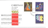 1985 FDC  New Zealand Christmas Issue Set Of 3 Stamps 18th  Sept 1985 Unaddressed Official FDC - FDC