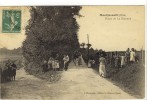 Carte Postale Ancienne Montjavoult - Route De La Garenne - Montjavoult