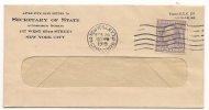 US - Scott # 456 - Coil Stamp, Perf 10 Vertically  (Design 19,5 X22 Mm) - 3 Imperf Margins - Solo On 1919 COVER - Brieven En Documenten