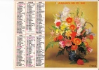 Almanach Des PTT 1982  "bouquets De Fleurs" OBERTHUR - Big : 1981-90