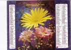 Almanach Des PTT 1984  "Gerbera / Cosmos" Fleurs OBERTHUR - Tamaño Grande : 1981-90