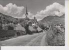 Cazis Graubünden Schweiz Hauptsraße Verkehrsschild Kirche Sw 14.2.1962 - Cazis