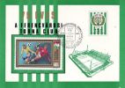 HUNGARY 1974 COMMEMORATIVE POSTCARD + POSTMARK - Clubs Mythiques