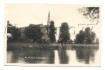 Staines-upon-Thames, Or Simply Staines  (Royaume-Uni, Surrey) : St-Peter's Church In 1910 (lively) Realy Photo. - Surrey