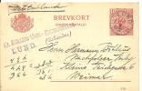 BREVKORT 1919 - Entiers Postaux