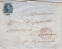 Belgique - Lettre De 1855 - Oblitération  Gand Et Poperinghe - 1851-1857 Médaillons (6/8)