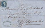 Belgique - Lettre De 1858 - Oblitération  Anvers - 1851-1857 Médaillons (6/8)