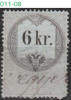 HUNGARY, 1863, Austrian Revenue Stamp, Used In Hungary ; CPRSH. 83 - Fiscale Zegels