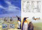 Folder 2006 Cute Animal - King Penguin Stamps Bird Fauna Iceberg Ocean Antarctic - Antarktischen Tierwelt