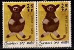 India MH Pair 1974, Childrens Day, Cat, Art, - Ungebraucht