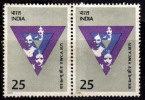 India MH Pair 1975, YWCA Organization - Unused Stamps