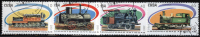 2001 - Mi 4388-4391 - OLD LOCOMOTIVES - Used Stamps