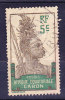 GABON N°36 Oblitéré Dents Courtes - Used Stamps