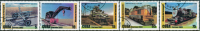 2003 - Mi 4532-4536 - OLD LOCOMOTIVES - Used Stamps