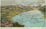 Lausanne  Carte Geo Lac Leman 7941 , Evian, Ouchy, Lutry, Clarens, Chexbres, Pully, Cully - Chexbres