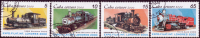 2000 - Mi 4270-4273 - OLD LOCOMOTIVES - Used Stamps