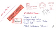 GERMANY. METER SLOGAN. PHILIPP HOLZMANN. FRANKFURT 1981. CONSTRUCTION COMPANY - Collections (en Albums)