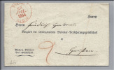 CH Heimat AG Brugg 1844-07-25 Brief Schweizerische Mobiliar - ...-1845 Vorphilatelie