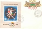 1968. Hungary, Summer Olympic Games,Mexico,, Block, FDC - FDC