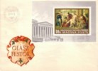 1968. Hungary, Italian Painting From S. Ricci, Block,FDC - FDC