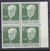 Berlin1952: Michel95mnh** Block Of 4 - Nuovi