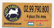 MAGNET : SPEED RABBIT PIZZA, 4 Place Sainte-Anne, Rennes - Publicitaires