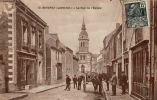 CPA   SAVENAY , La Rue De L'église , Attelage . - Savenay