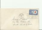 USA 1952 - FDC INTERNATIONAL RED CROSS FOUNDED IN 1864 . ADDR. W 1 STAMP OF 3 CENTS POSTM. NEW YORK - NY  NOV 21, RE 180 - 1951-1960