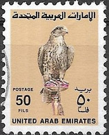 UAE 1990 Saker Falcon - 50f Brown FU - Ver. Arab. Emirate