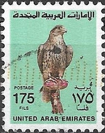 UAE 1990 Saker Falcon - 175f  Green FU - Emirati Arabi Uniti