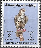 UAE 1990 Saker Falcon - 2d  Lilac FU - United Arab Emirates (General)