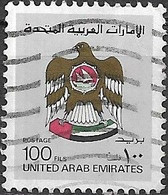 UAE 1982 Crest -100f  Grey FU - United Arab Emirates (General)