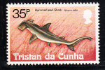 Tristan Da Cunha MNH Scott #305 35p Hammerhead - Sharks - Tristan Da Cunha