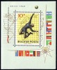 HUNGARY 1962 CHILE SOCCER CUP FOOTBALL S/S Mnh MAPS FLAGS - Unused Stamps