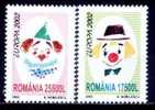 Roumanie 2002 - Yv.no.4754-5 Neufs** - Circus