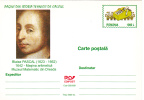 BLAISE PASCAL, ARITHMETIC MACHINE, 2001, CARD STATIONERY, ENTIER POSTAL, UNUSED, ROMANIA - Informatique