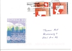 Typ19/20 Falsches Klischee Auf Brief - Automatic Stamps
