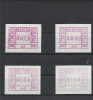 A1 - A4 Postfrisch A3 Mit Farbnat KW 150 - Automatic Stamps