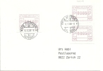Typ 7IIIxd Zusammenhängend Auf Brief Mit AK Stempel - Automatic Stamps