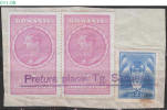 ROMANIA, 1932, 1936, King CAROL II , Revenue Stamp, MINISTRY OF FINANCE, National Aviation Fund, RRSC. 167, 12 - Fiscales