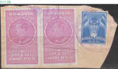 ROMANIA, 1932, 1936, King CAROL II , Revenue Stamp, MINISTRY OF FINANCE, National Aviation Fund, RRSC. 167, 12 - Fiscales