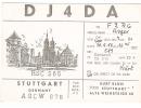 CARTE RADIO QSL - ALLEMAGNE - STUTTGART - 1982. - Radio Amateur