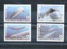 LOT 128 - ANTARCTIQUE  BRITANNIQUE N° 382/385 - 4 VAL WWF BALEINES Cote 12 € - Baleines