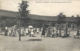 MONCEAU S/ SAMBRE : Nouvelles Ecoles Des Filles Du Centre - RARE CPA - Edit. : Vve L. Guillaume, Imprimeur - Cachet 1924 - Charleroi