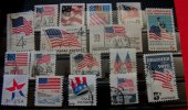 ==USA Flag  Lot 17pc - Verzamelingen