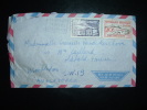 LETTRE PAR AVION POUR ETRANGER TARIF 32 F OBL. DAGUIN 25-8-1954 SAINT CYR SUR MER (83 VAR) - Tarifs Postaux